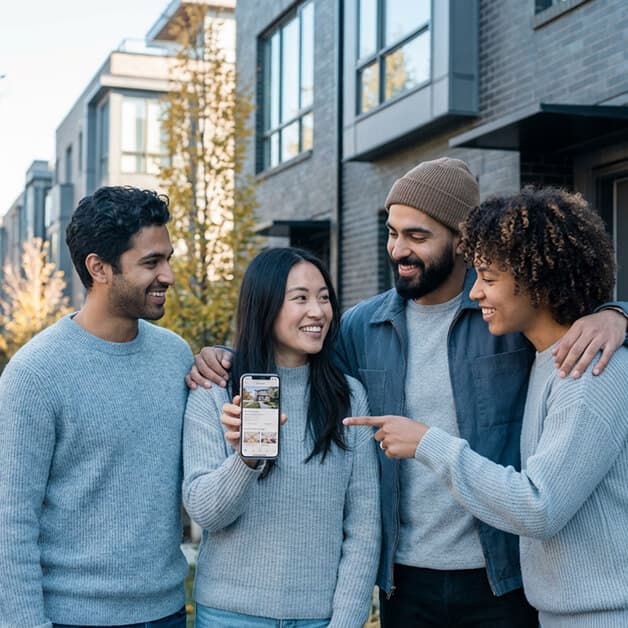 Friends co-owning a home together